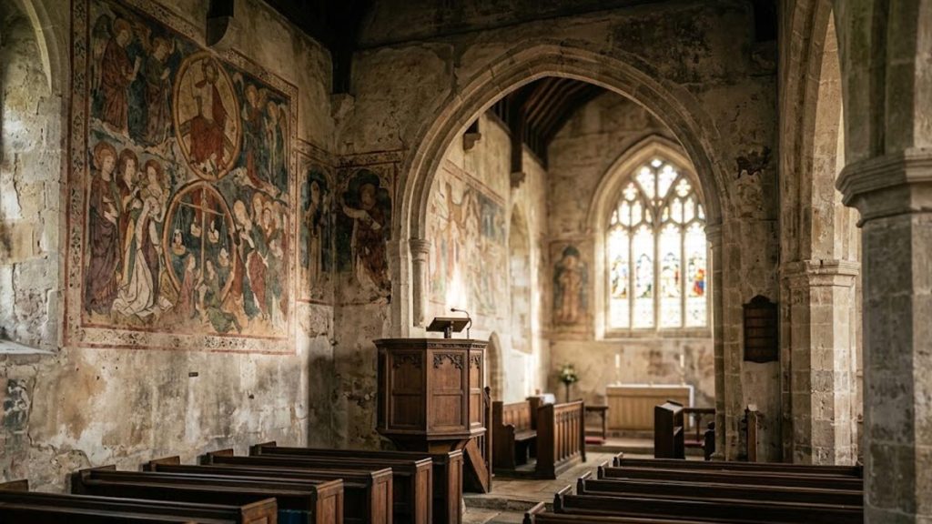 Inside the Quiet Oxfordshire Village Hiding Britains Creepiest Medieval Murals